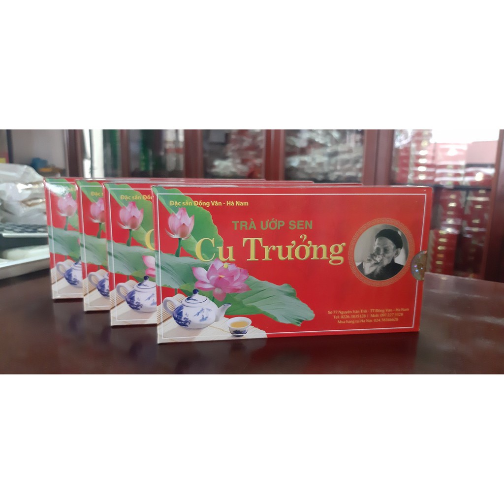 TRÀ ƯỚP SEN CỤ TRƯỞNG AN - SPECIAL- LOTUS SCENTED TEA 100g