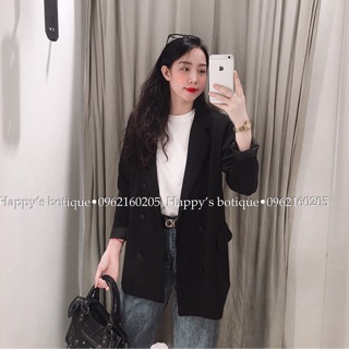 [ Ảnh thật] Vest 6 cúc ba màu Đen/Be/Xám