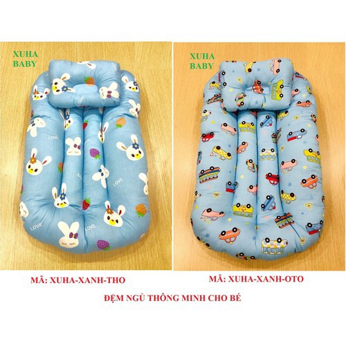Đệm ngủ thông minh cho bé chất cotton