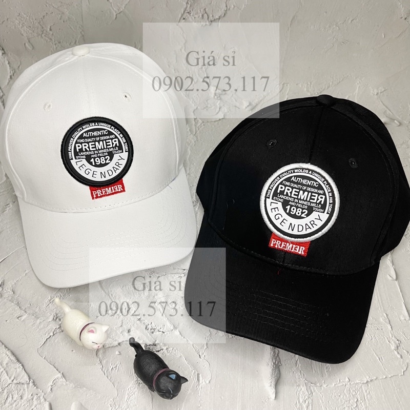 Nón kết lưỡi trai thêu mạc tròn LEGEN thời trang cá tính đơn giản full tags thời trang nam nữ
