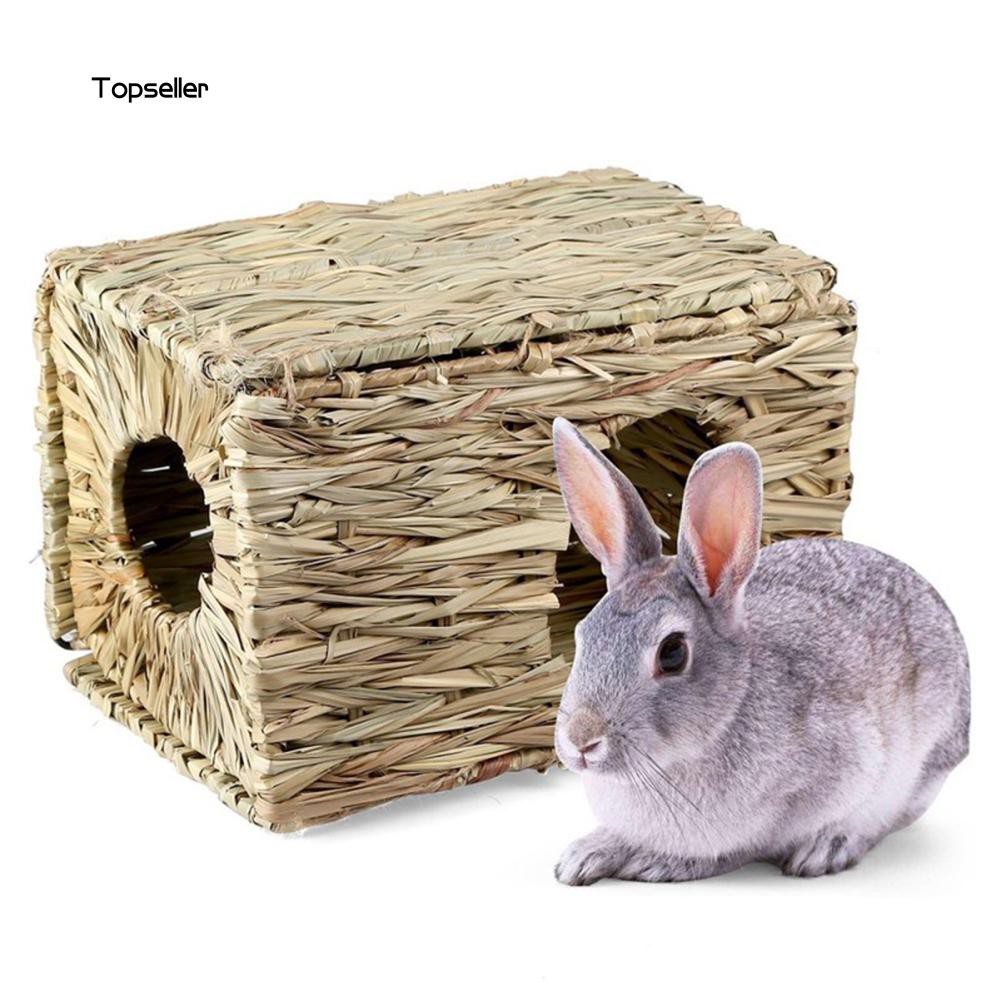 Tổ rơm đan cho thỏ chuột hamster