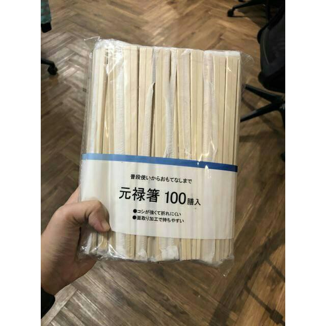 Set 100 đôi Đũa dùng 1 lần Nhật Bản