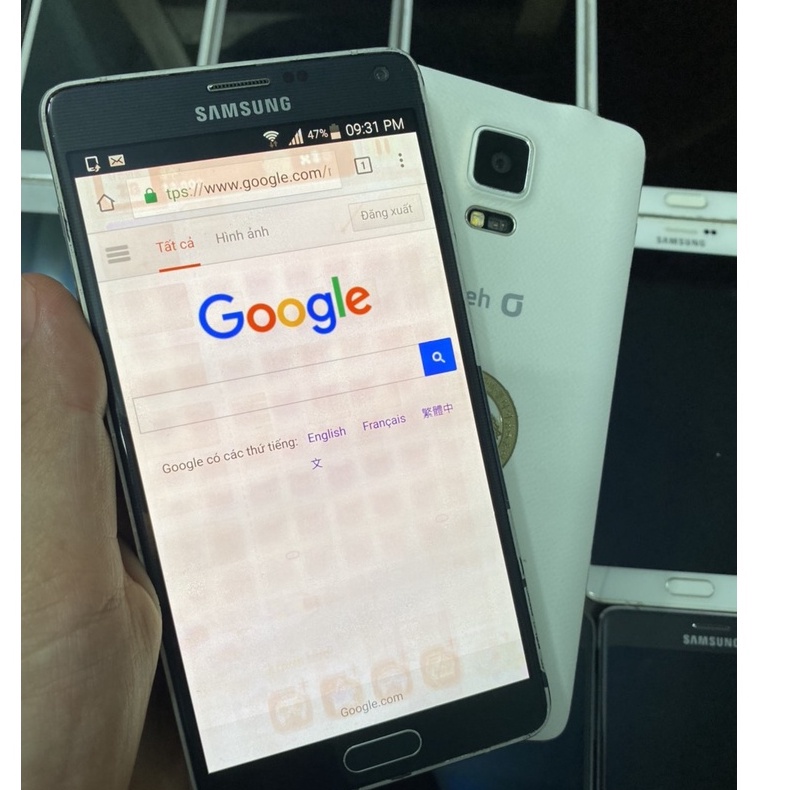 Điện thoại Samsung Galaxy Note 4-1Sim Ram3/32G Chữa Cháy Máy Màn Hình Ám Giá Rẻ