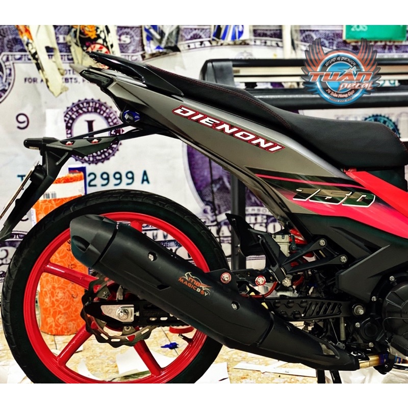 Tem rời Ex 150 màu hồng xám