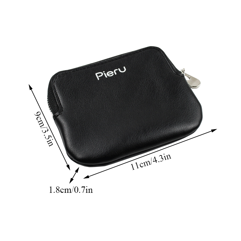 Ví đựng tiền xu chìa khóa đa năng có dây kéo kích thước nhỏ