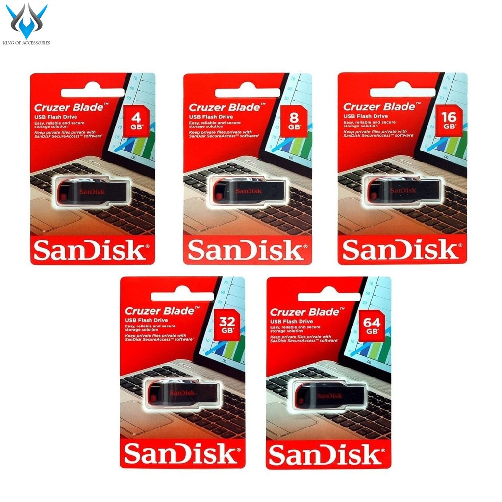 USB Sandisk Cruzer Blade CZ50 8GB (Đen)