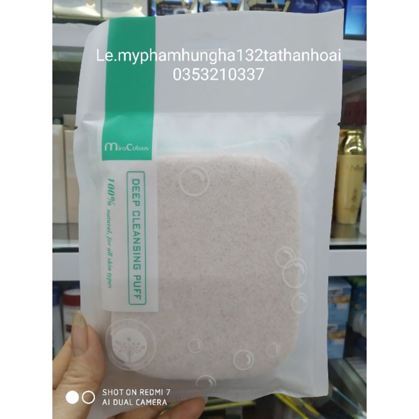 BÔNG BỌT RỬA MẶT TẨY TẾ BÀO CHẾT MIRA CULOUS HÀN QUỐC
