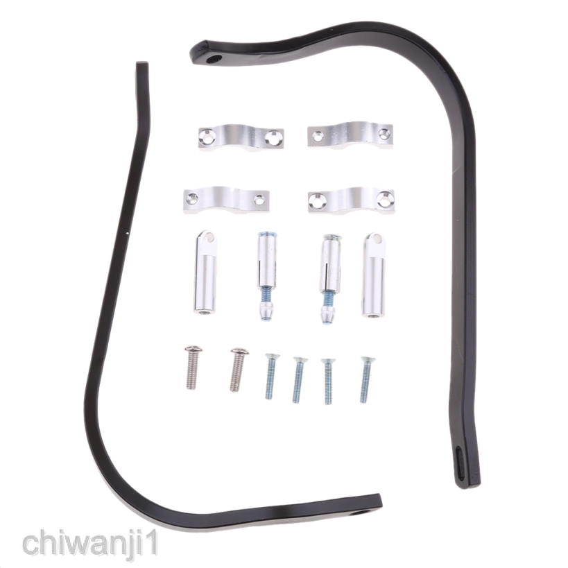 Set 2 Thanh Chắn Bảo Vệ Tay Lái Xe Mô Tô Bằng Nhôm