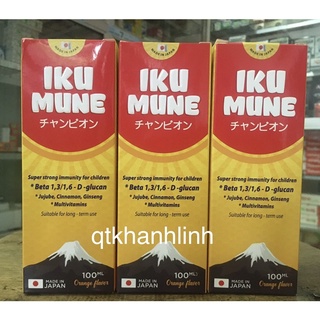 ✅(CHÍNH HÃNG) Siro tăng sức đề kháng, kích thích ăn ngon, bổ sung vitamin cho trẻ, siro Ikumune nhập khẩu Nhật Bản