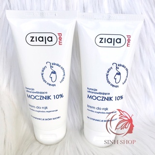 (Hàng đủ bill) Kem Dưỡng Da Ziaj Med siêu dưỡng ẩm với Urê 10% dành cho Da Khô, Bong tróc 100ml hàng nội địa Balan