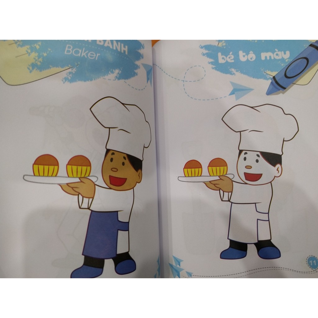 Sách - Bé tô màu ( theo chủ đề )