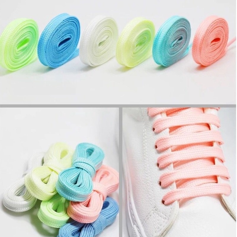 1 Cặp Dây Giày Thể Thao 120cm Dạ Quang Nhiều Màu Sắc