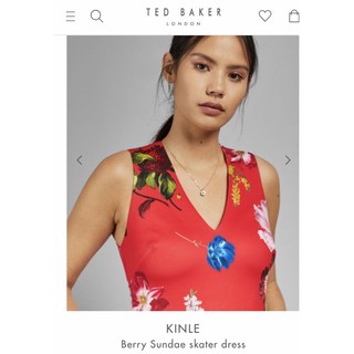 Đầm đỏ Ted Baker