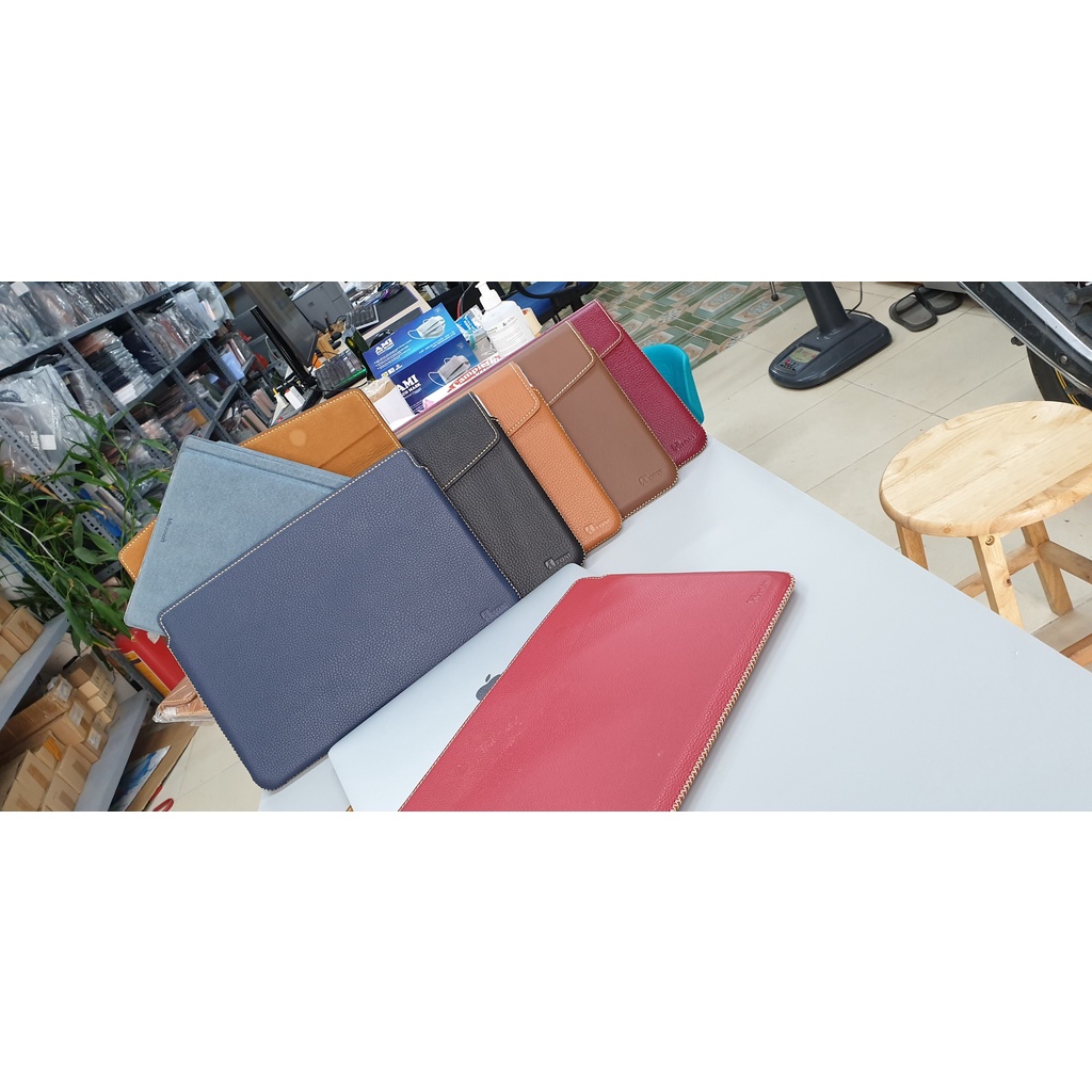 Bao Da Thật 12.9~ 13" Cho MacBook, Surface và Laptop Thương Hiệu Toni