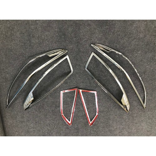 Ốp Viền Đèn Pha, Hậu xe Mazda 3 đời 2020 - 2021- 2022 mạ crom cao cấp