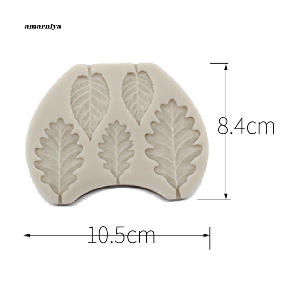 Khuôn silicon làm bánh đa năng tiện dụng hình chiếc lá xinh xắn