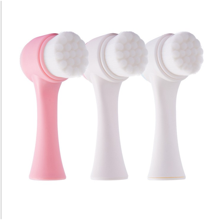 Cọ rửa mặt massage 2 đầu sạch sâu đa năng tiện dụng SX 192 | BigBuy360 - bigbuy360.vn