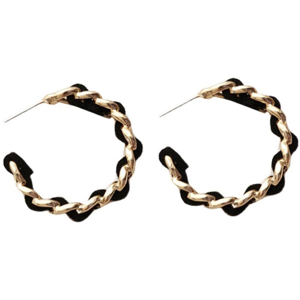 Khuyên Tai Dạng Hạt Xoắn Cổ Điển Cho Nữ