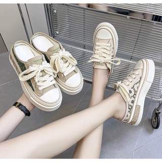 Giày sục nữ dáng sneaker hít hót năm 2022 mã HV 16