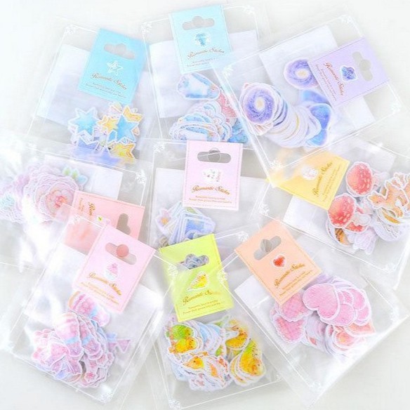 Bộ 70 sticker trang trí sổ tay (SB04)