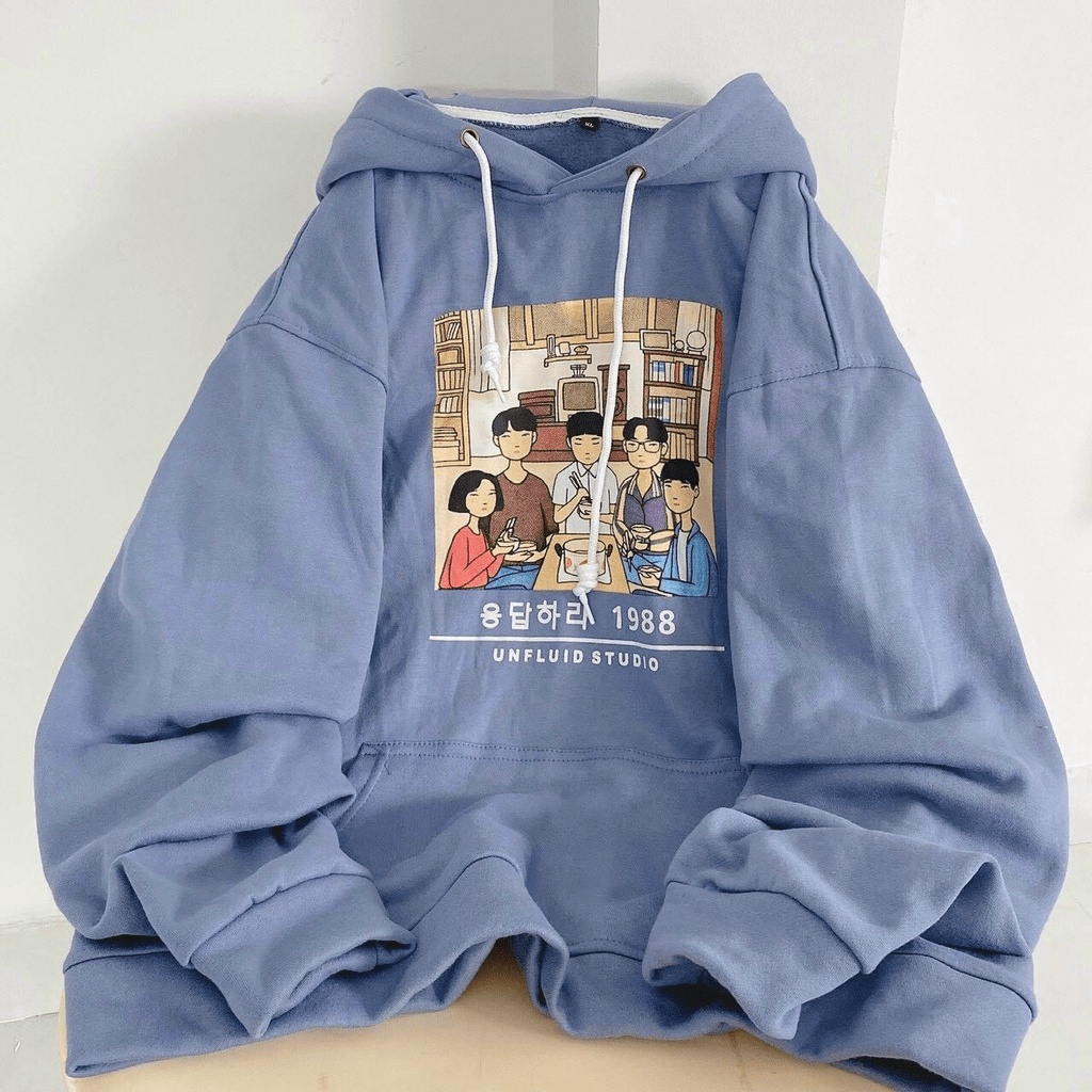 Áo hoodies sweater form to y hình pc hàn quốc tôn dáng cho các bạn trẻ KOKO MI