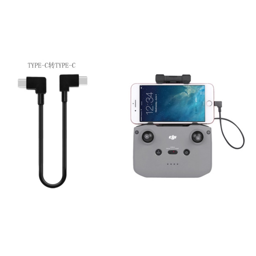 Cáp Kết Nối Iphone, Android, Type - C Lightning Sang Dji Air 2S - Mavic Air 2, Mavic Mini 2. Phụ Kiện Flycam - Ticki.