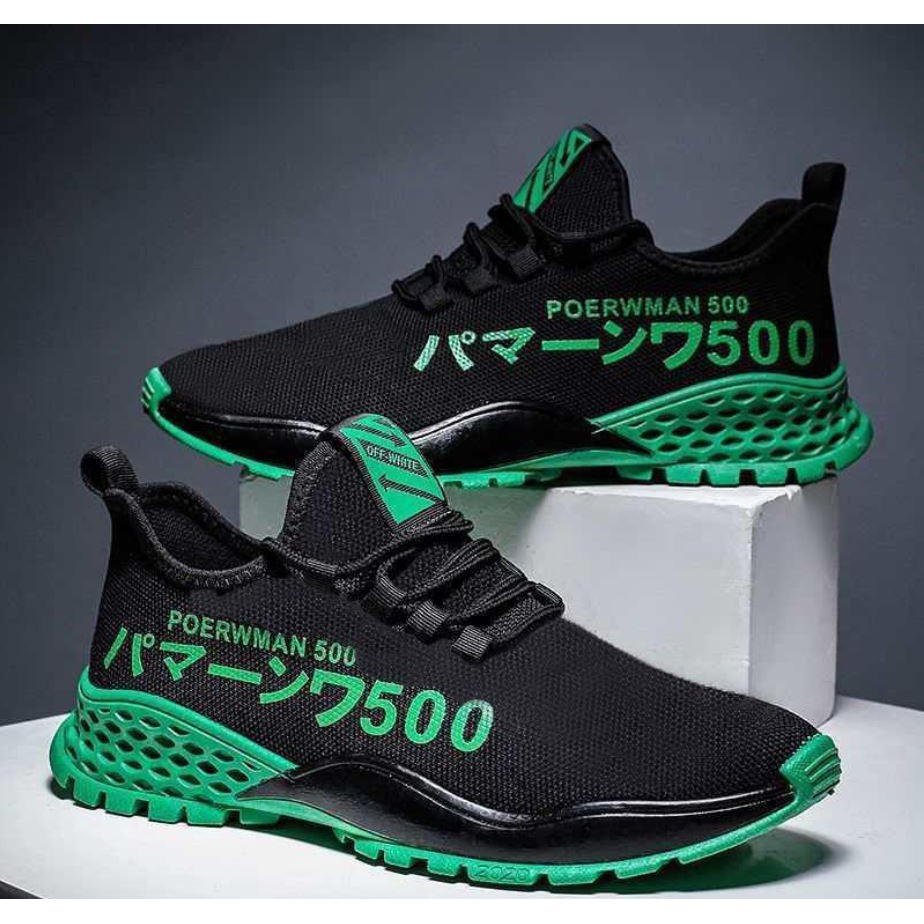 Giày sneaker rẻ đẹp siêu bền, siêu êm Kalusa sport casual - Green