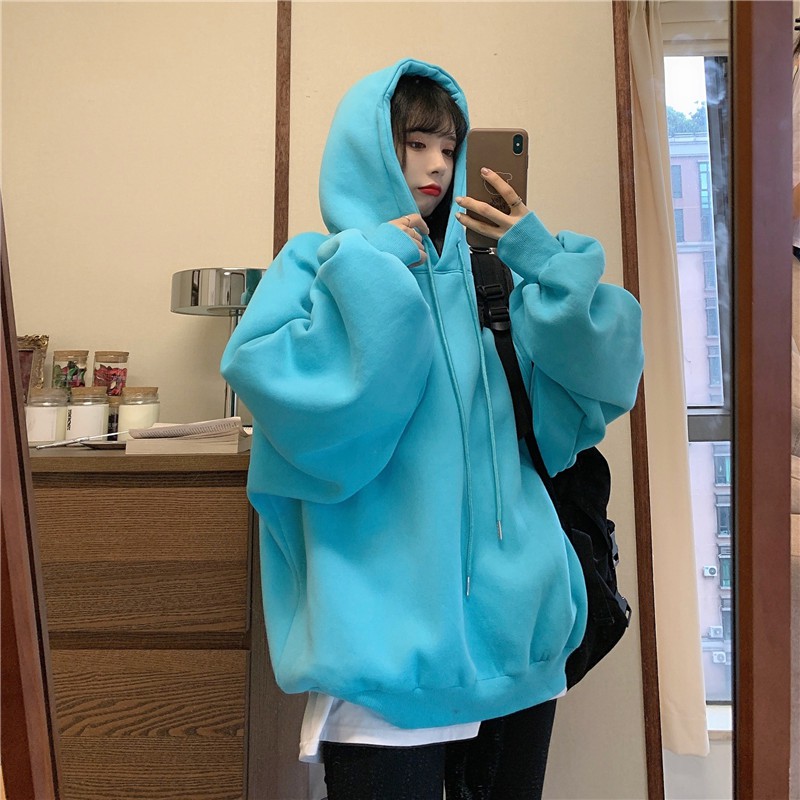 [Áo hoodie nữ form rộng] áo nỉ hoodie nữ unisex thời trang ulzzang có mũ unisex hàn quốc học sinh sinh viên | BigBuy360 - bigbuy360.vn