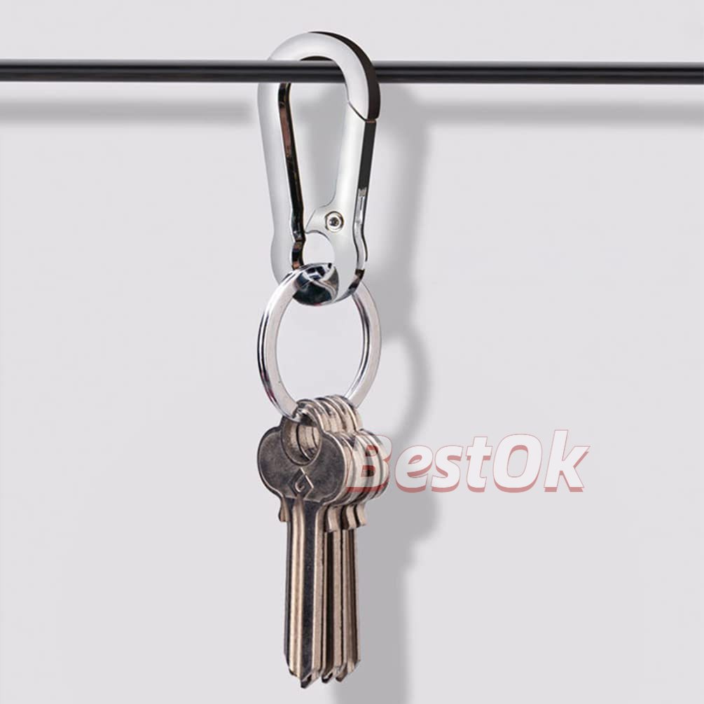 Set 1/3 Móc khóa kim loại tiện dụng cho xe hơi/xe máy