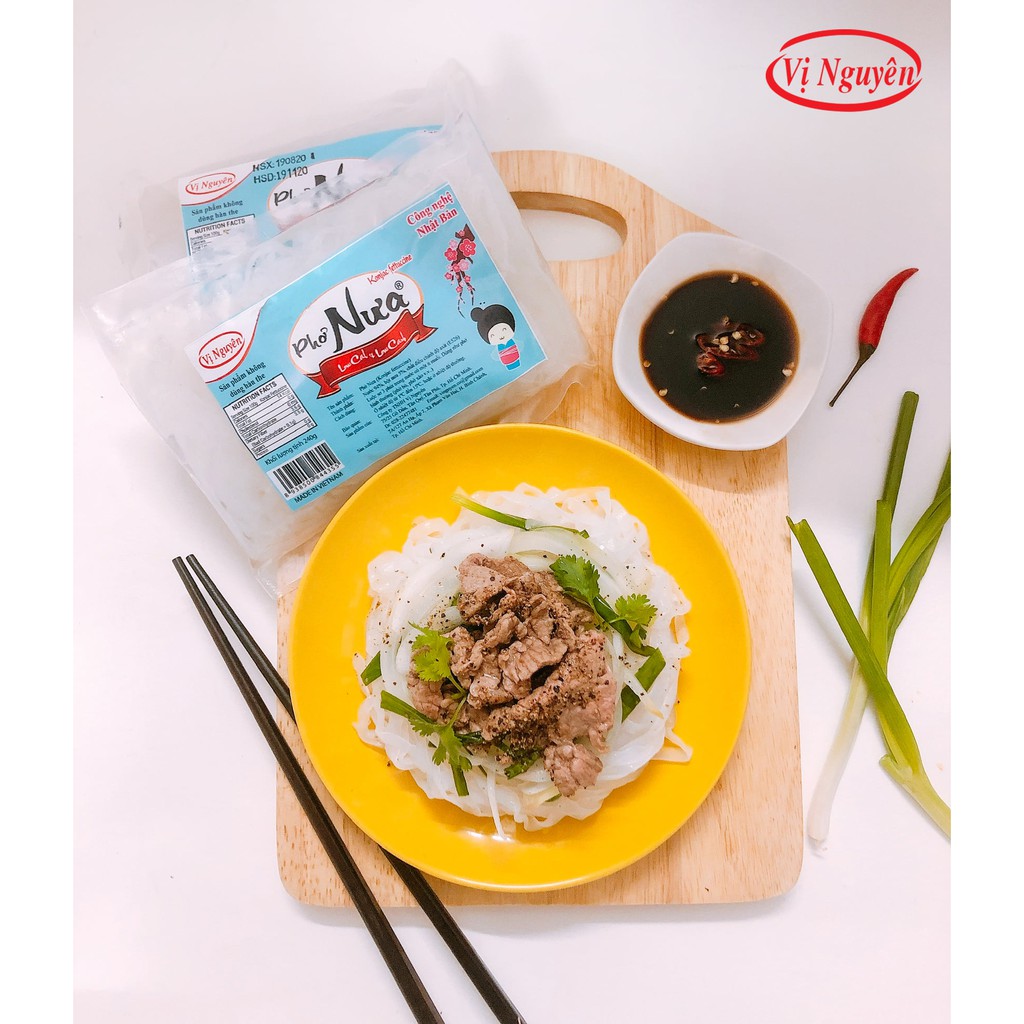 Combo 5 Gói Phở nưa Vị Nguyên Keto Das 240g  - Keto - Das - Không Carb