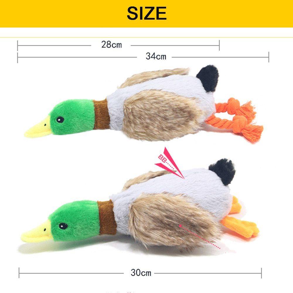 Đồ Chơi Vịt Nhồi Bông Làm Sạch Răng Cho Thú Cưng LAYOR1