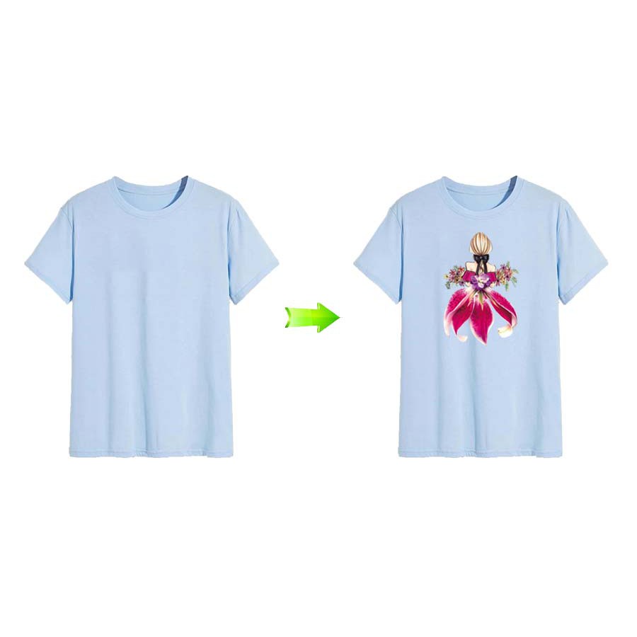 Miếng Vá Trang Trí Quần Áo Diy Hình Hoa Dành Cho Bé Gái