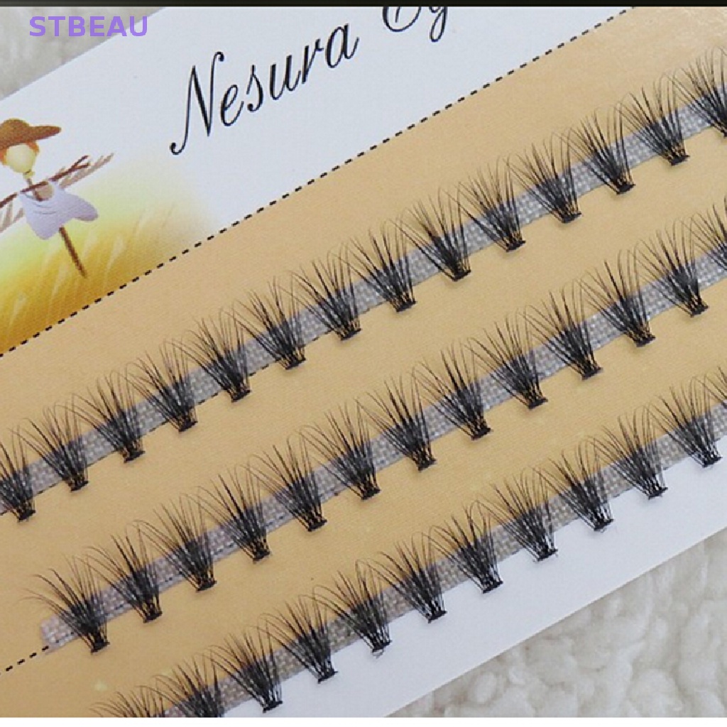 [Cxsteau] Lông Mi Giả Nối Dài Mềm Mại Kiểu Quạt Lông Mi Mới Cao Cấp MME