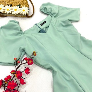 Đầm váy freesize mint basic