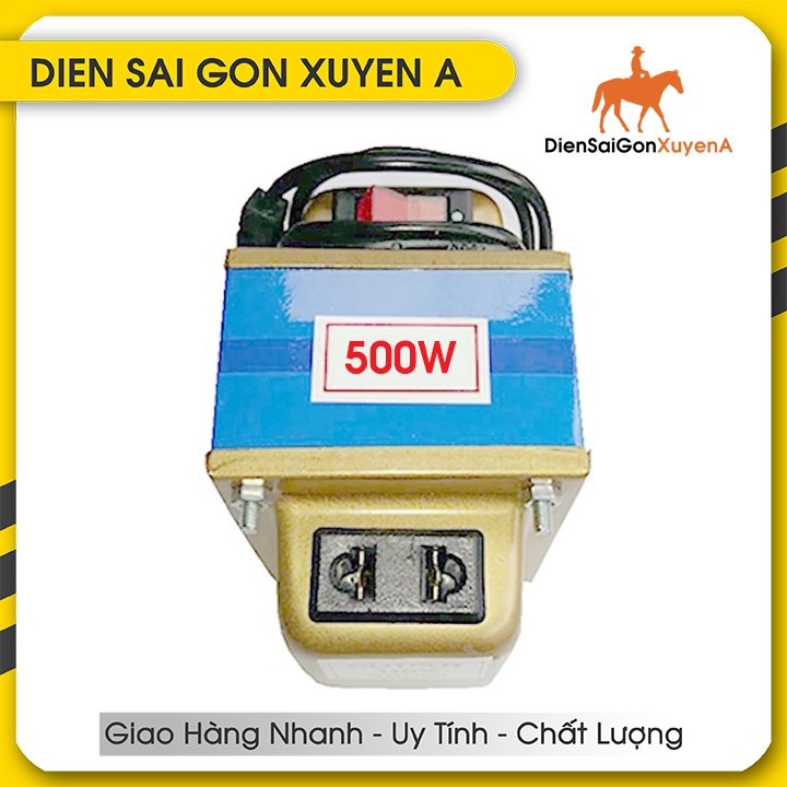 Biến áp 500W đổi nguồn 220V ra 110V 120V