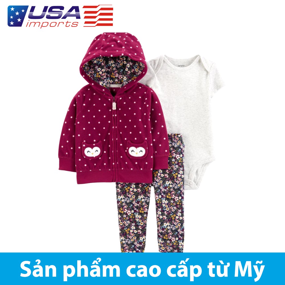 Set 3 món áo khoác kèm quần Car-tờ Auth Từ Mỹ (18506710)