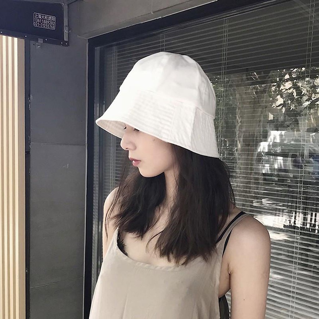 Mũ tai bèo nam nữ thể thao thiết kế vành Cụp Trơn thời trang Hàn Quốc - trieuvy_fashion