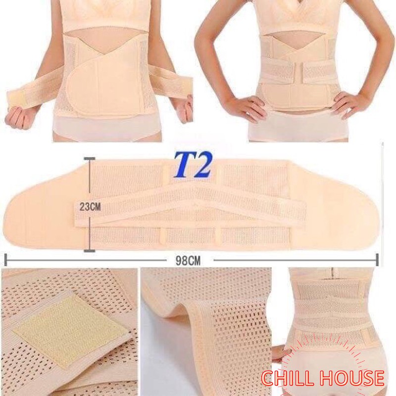 Đai nịt bụng chống cuộn tan mỡ sau sinh (kèm ảnh thật) - CHILLHOUSE