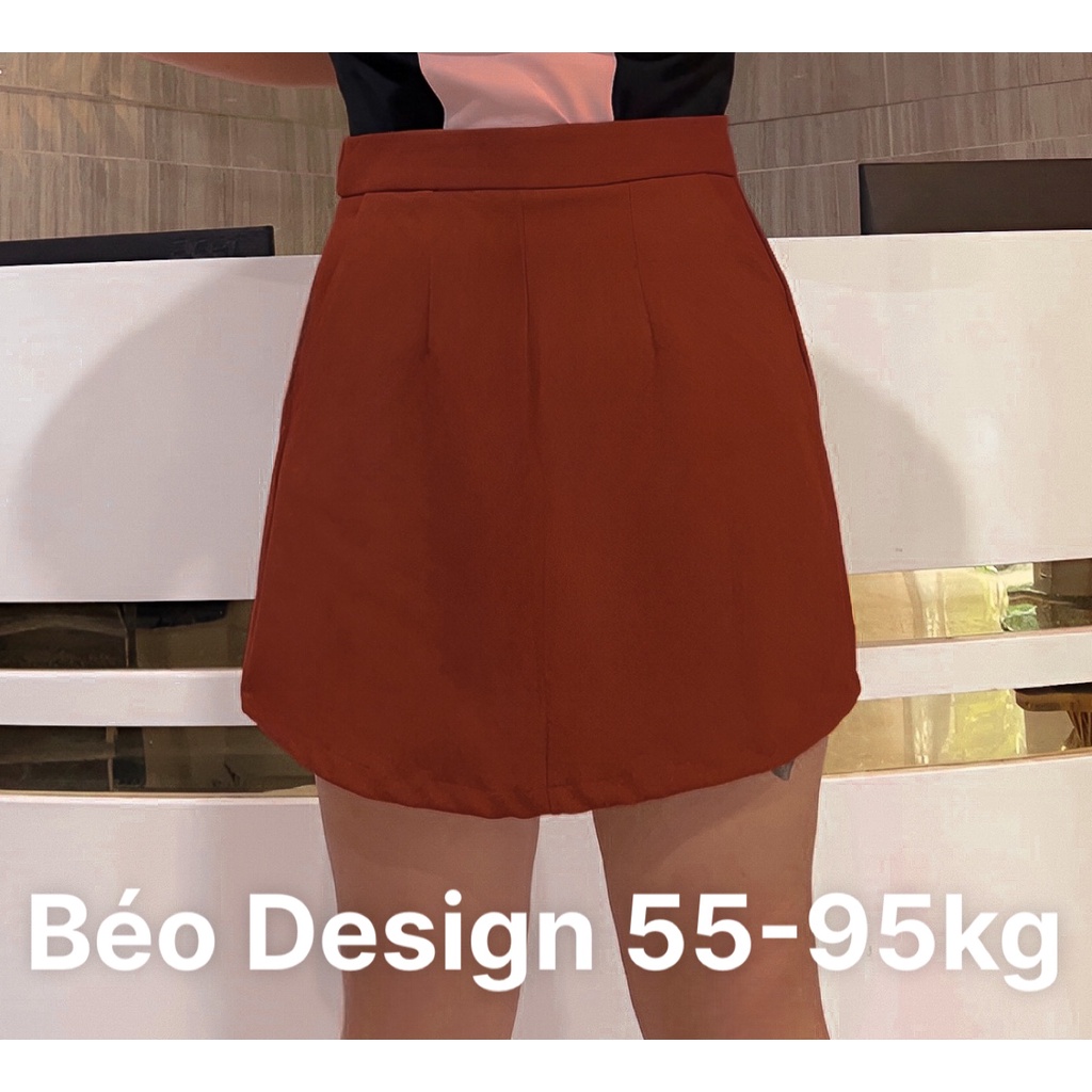Chân váy dáng A BÉO DESIGN Bigsize 55kg đến 95kg