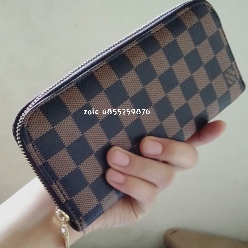 ❤️𝙁𝙍𝙀𝙀𝙎𝙃𝙄𝙋❤️ Ví Kẻ Caro UNisex TN87 SHOP MAP