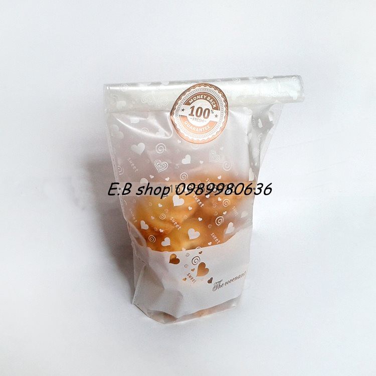 Túi Sweet trắng Túi đựng bánh 300gr 10 chiếc