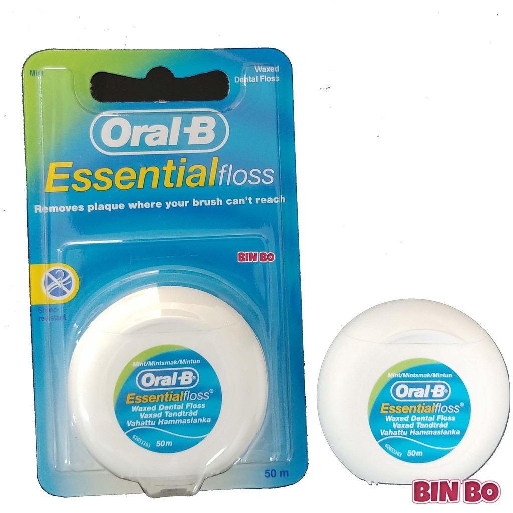 Chỉ Nha Khoa Oral-B Essential Floss Mint 50m - Nhập Từ Anh