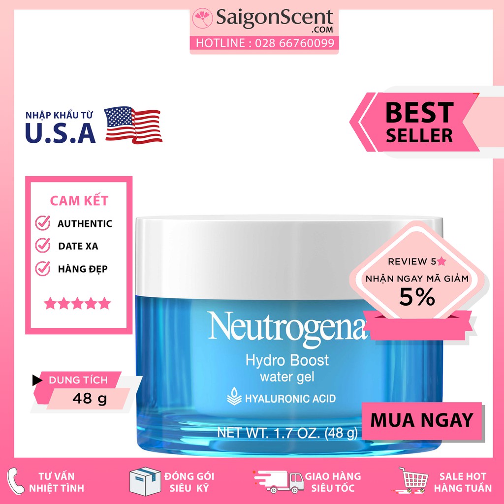 Kem dưỡng Neutrogena Hydro Boost Water Gel