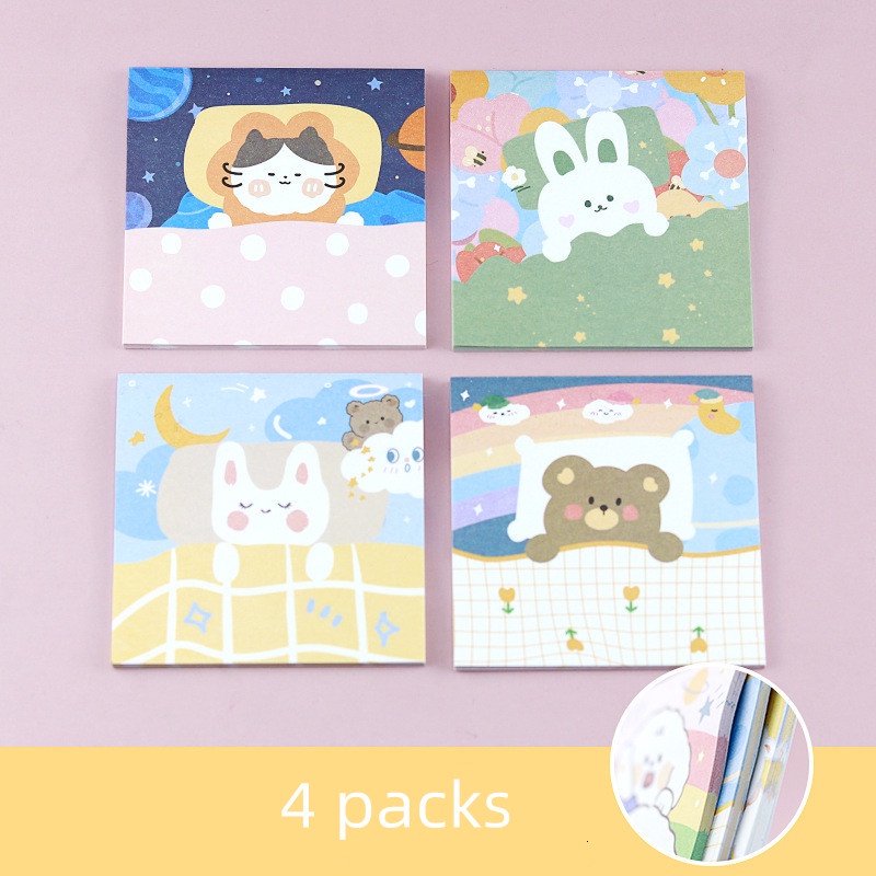 Nhãn Dán Ghi Chú Họa Tiết Phi Hành Gia Dễ Thương Dành Cho Học Sinh