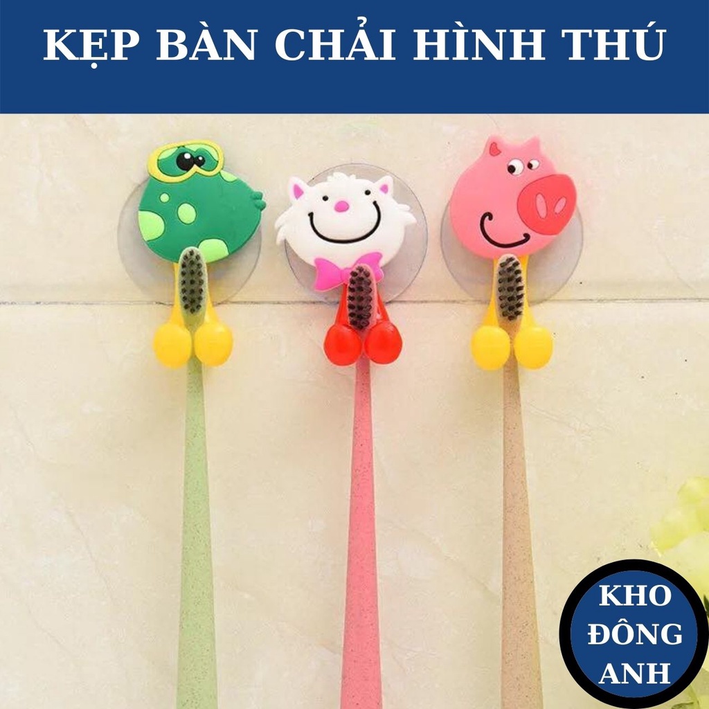 KẸP BÀN CHẢI ĐÁNH RĂNG HÌNH THÚ NGỘ NGHĨNH