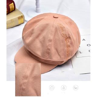 Trendy Korean style simple beret hat