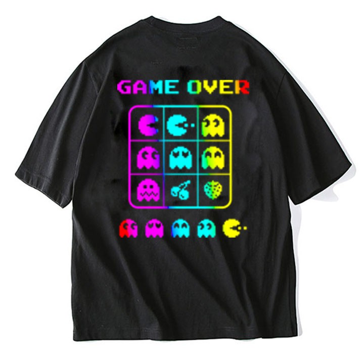 ÁO THUN PHẢN QUANG 7 MÀU PACMAN NAM NỮ