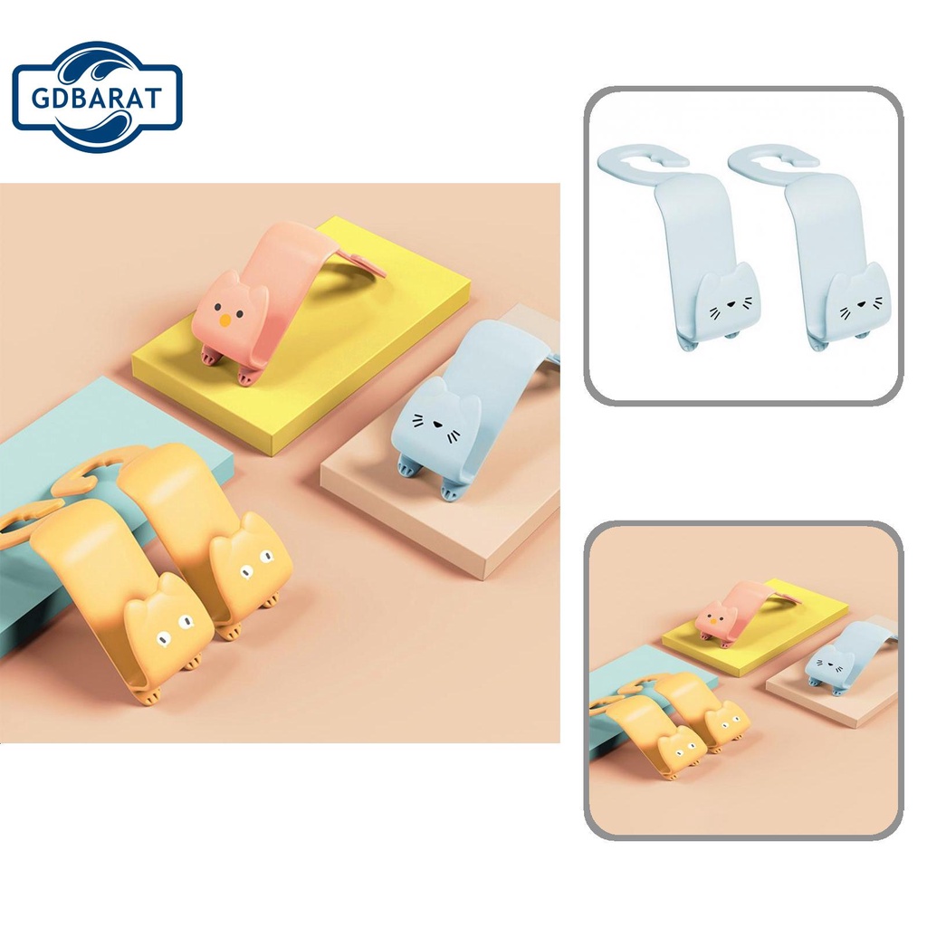 Móc treo đồ mini gắn lưng ghế xe hơi bằng PP chống thấm nước tiện dụng