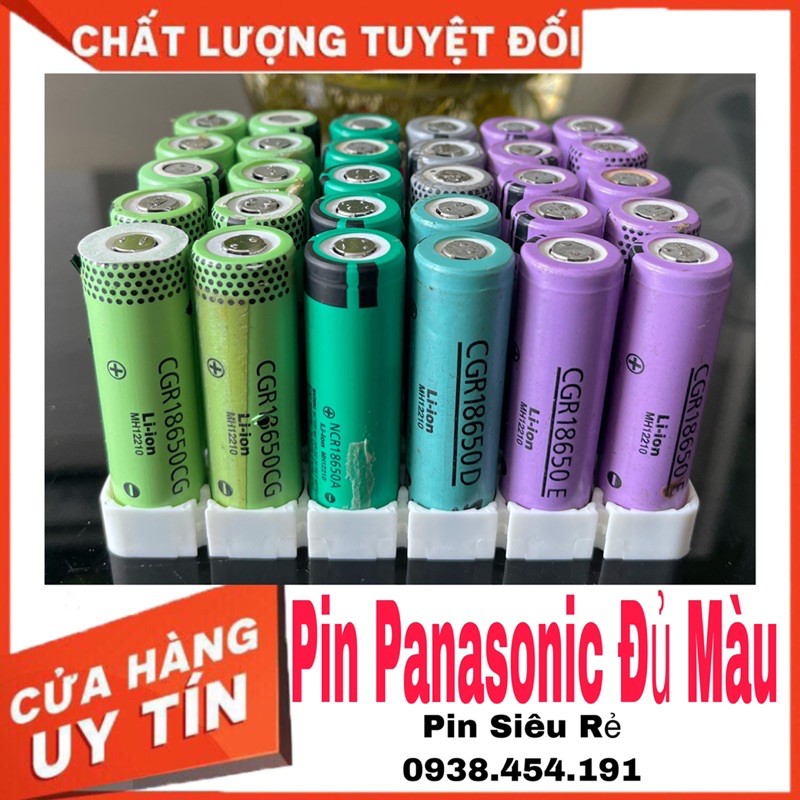 Cell Pin Pana 18650 Cũ Đủ loại