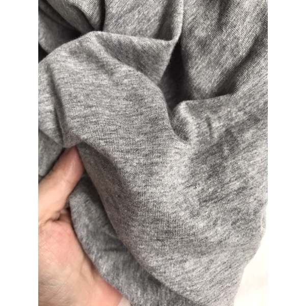 Vải thun cotton 4c tông xám